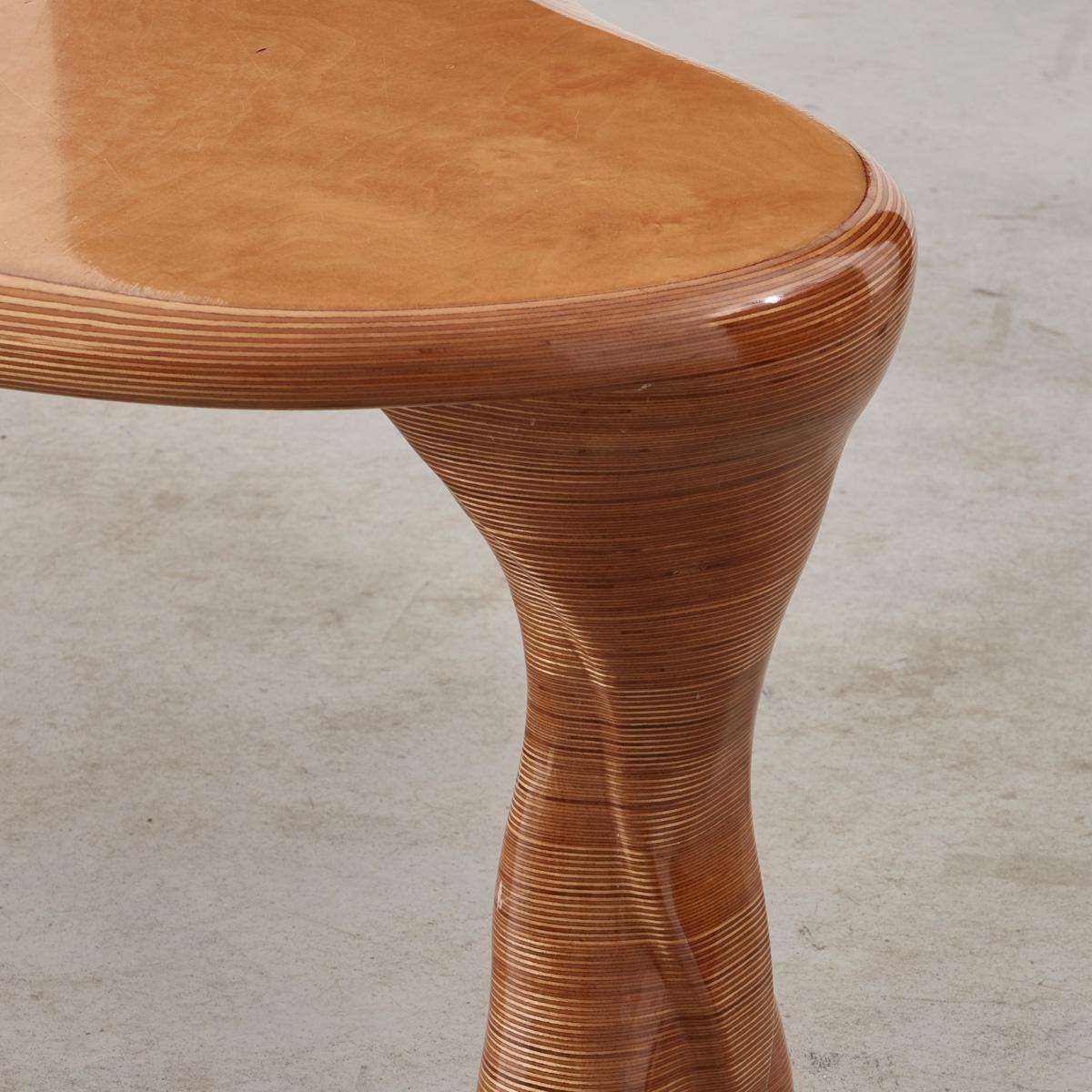 Twentieth Century Freeform Wooden Coffee Table 4