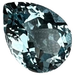 Topaze bleue brésilienne taille fantaisie en forme de poire ou de larme Pierre non sertie - 20 carats