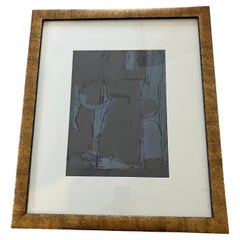Twenty First Century Ink and Gouache Mixed Media Painting by Veronica Benning