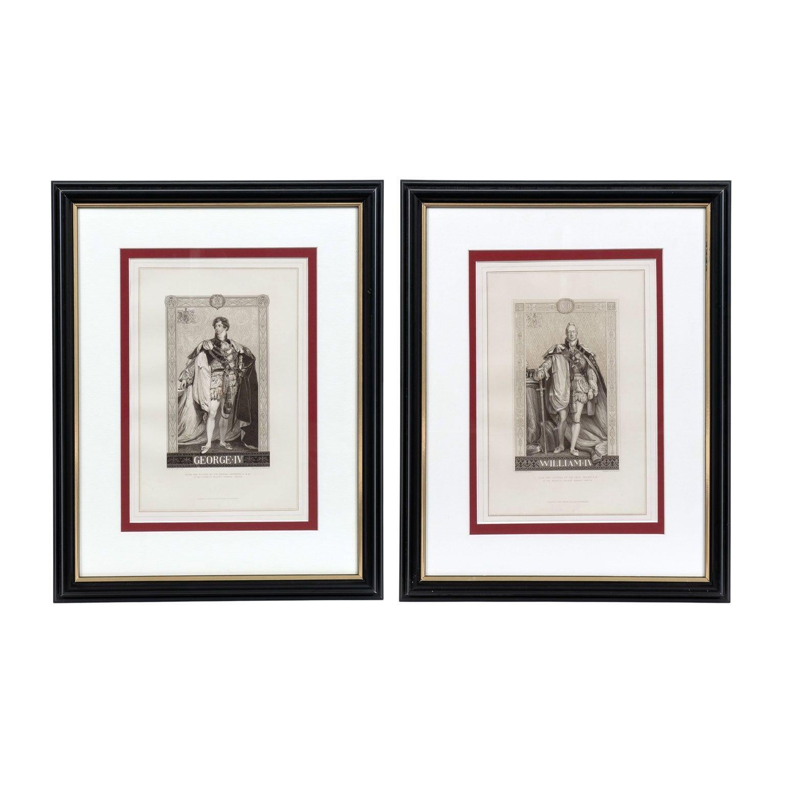 Twenty Framed Steel Engravings of English Monarchs For Sale 4