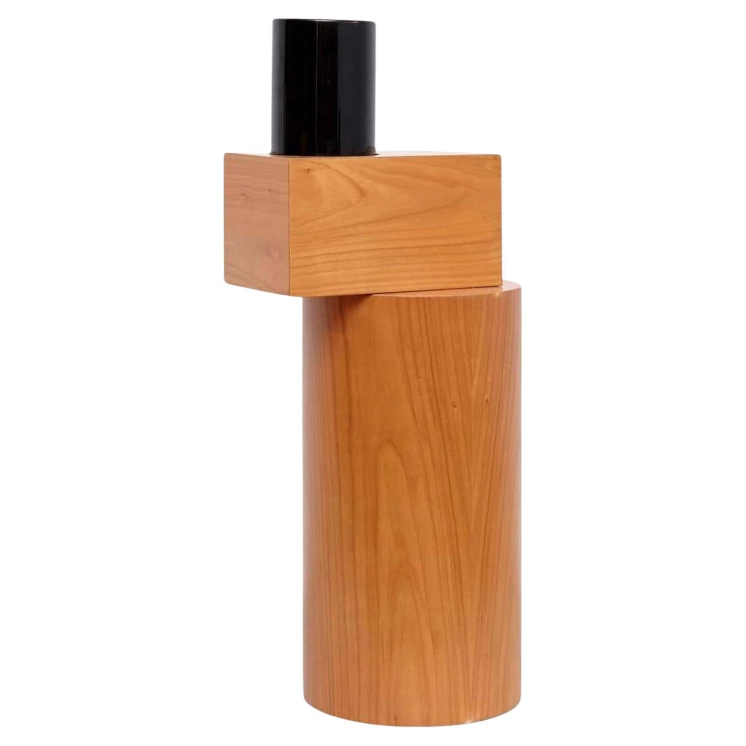 Twenty-Seven Woods Chinese Artificial Flower Vase U by Ettore Sottsass