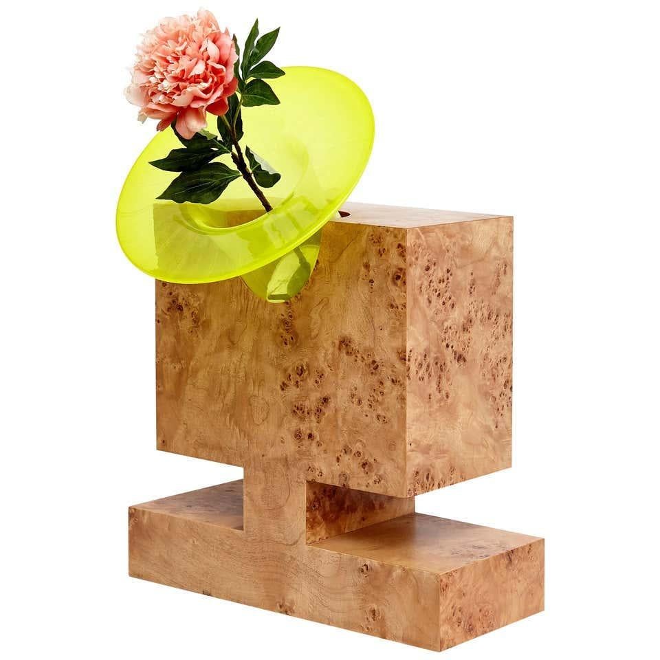 Twenty-Seven Woods pour un vase à fleurs artificielles chinoises L d'Ettore Sottsass en vente 4