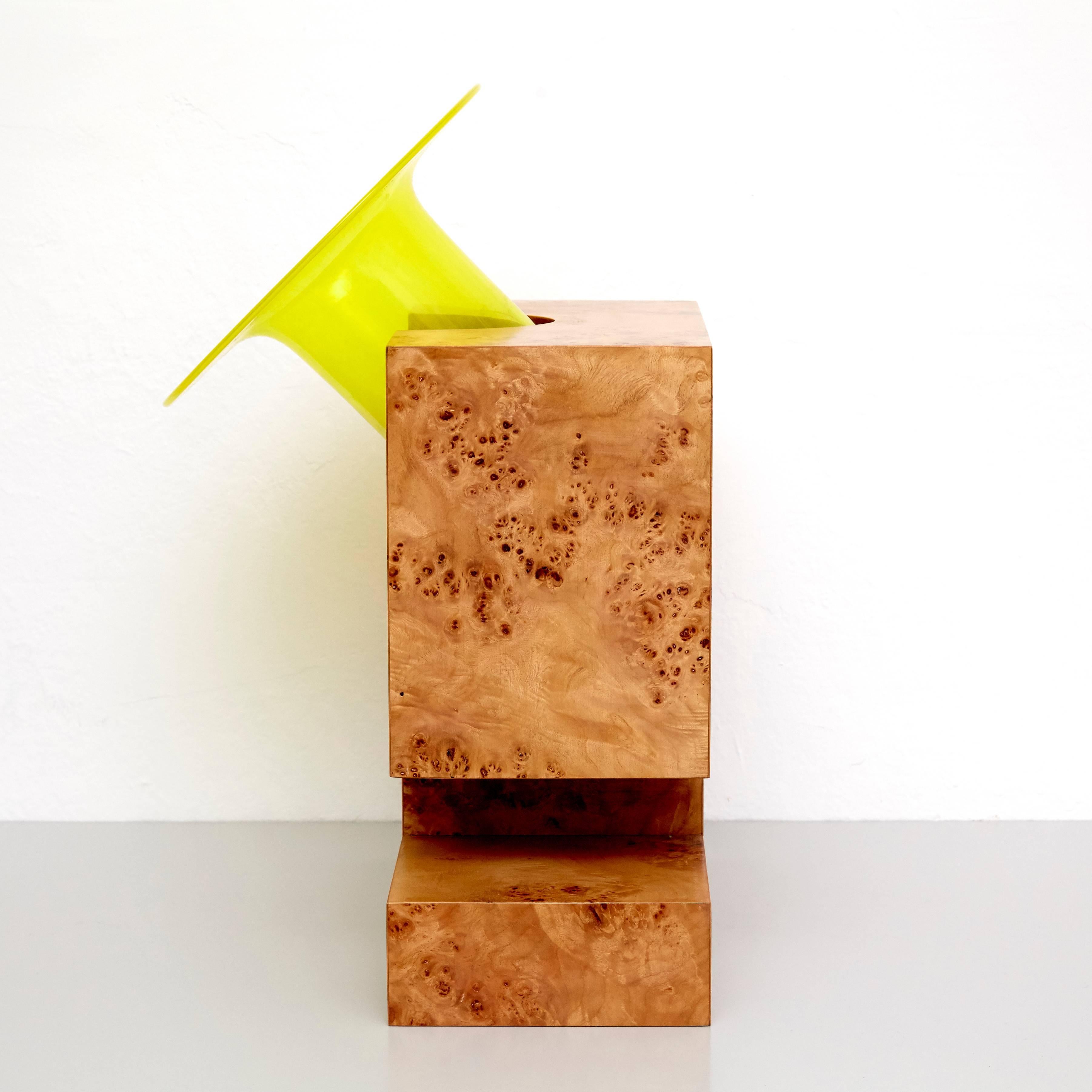 Twenty-Seven Woods for a Chinese Artificial Flower Vase L by Ettore Sottsass In Good Condition In Barcelona, Barcelona