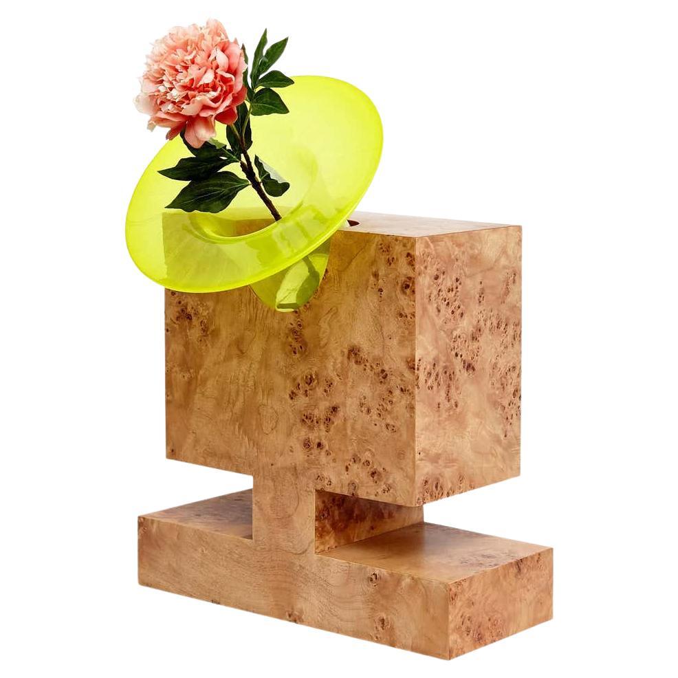 Twenty-Seven Woods pour un vase à fleurs artificielles chinoises L d'Ettore Sottsass