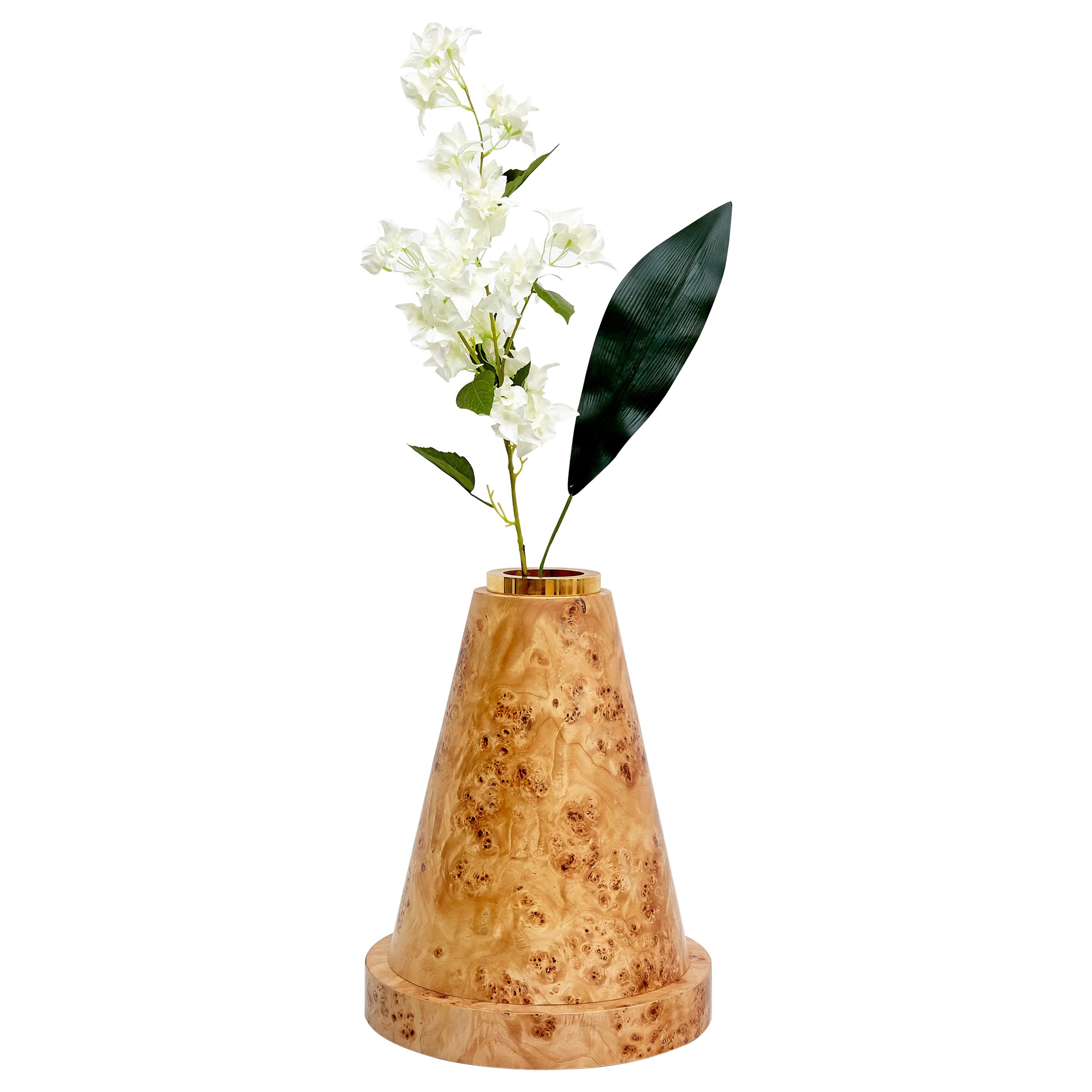 Twenty-Seven Woods for a Chinese Artificial Flower Vase O by Ettore Sottsass