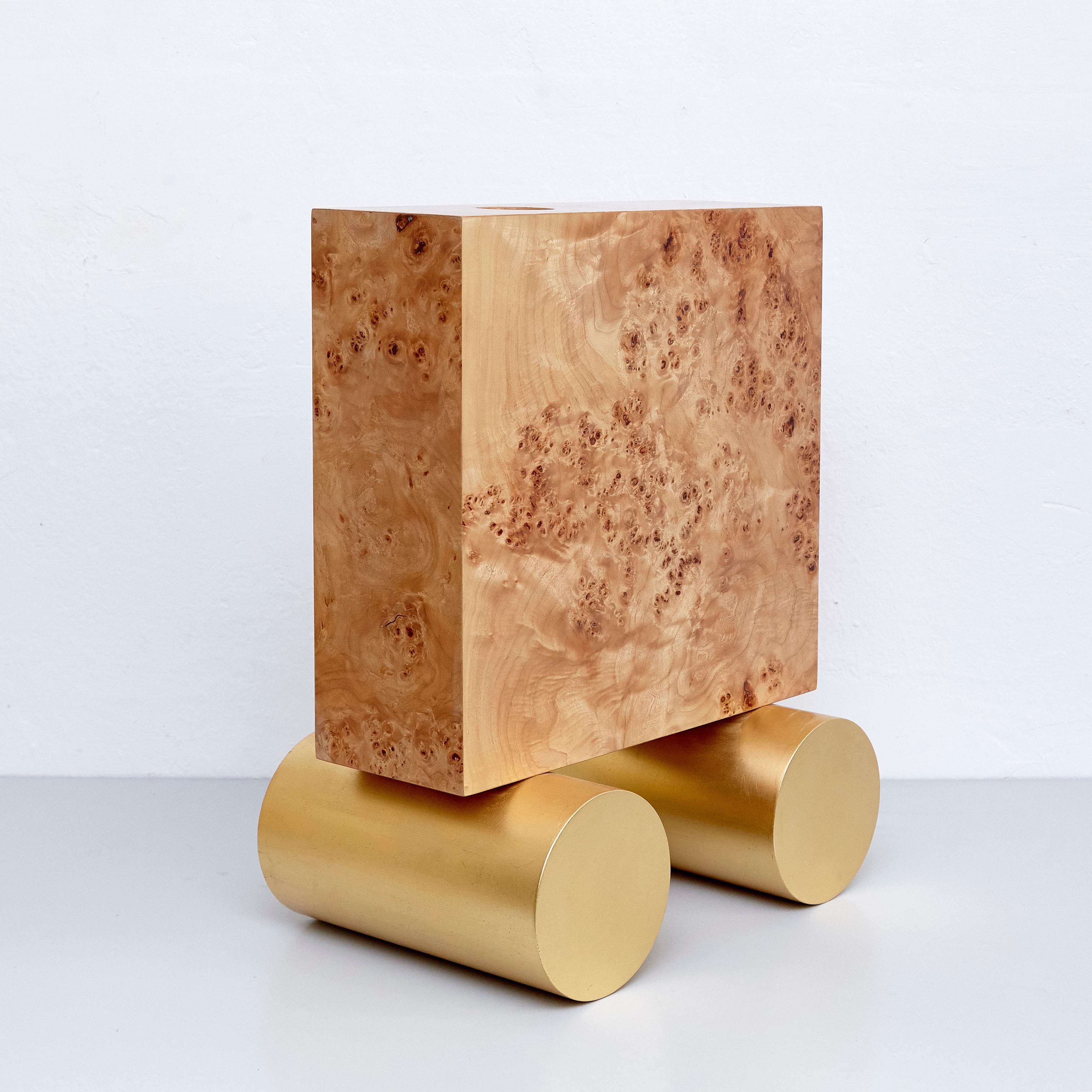 Modern Twenty-Seven Woods for a Chinese Artificial Flower Vase S by Ettore Sottsass