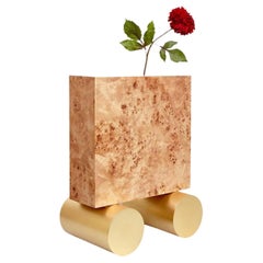 „Twenty-Seven Woods“ für eine chinesische Kunstblumenvase S von Ettore Sottsass