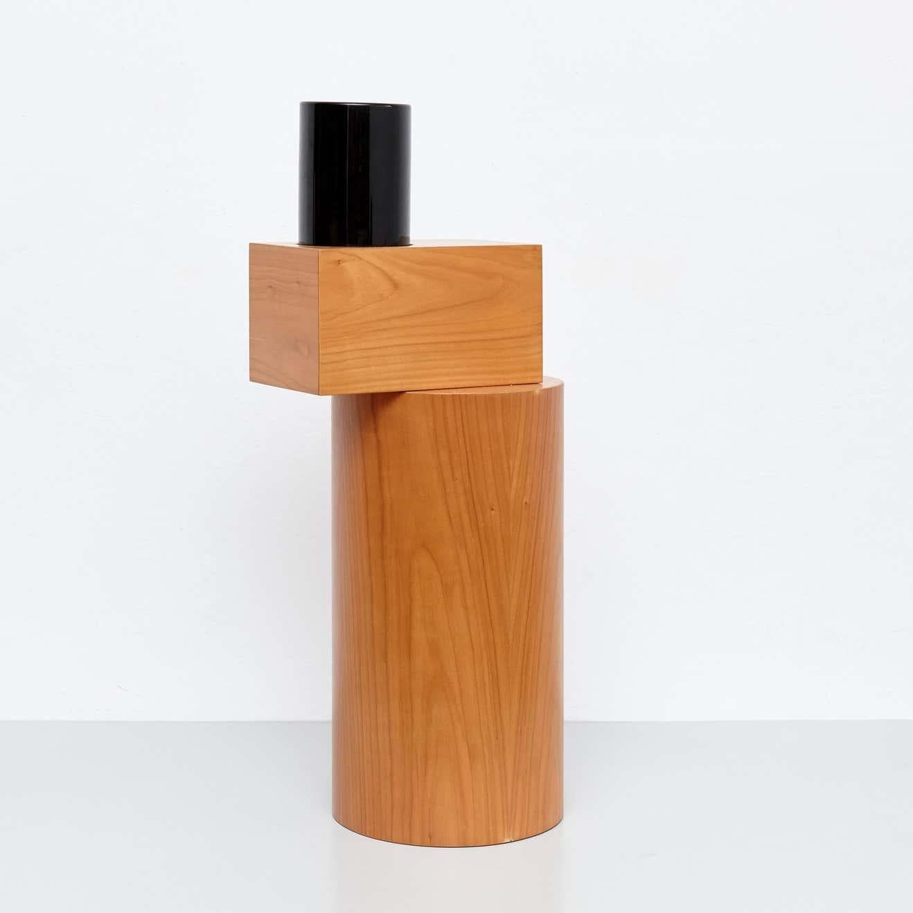European Twenty-Seven Woods for a Chinese Artificial Flower Vase U by Ettore Sottsass