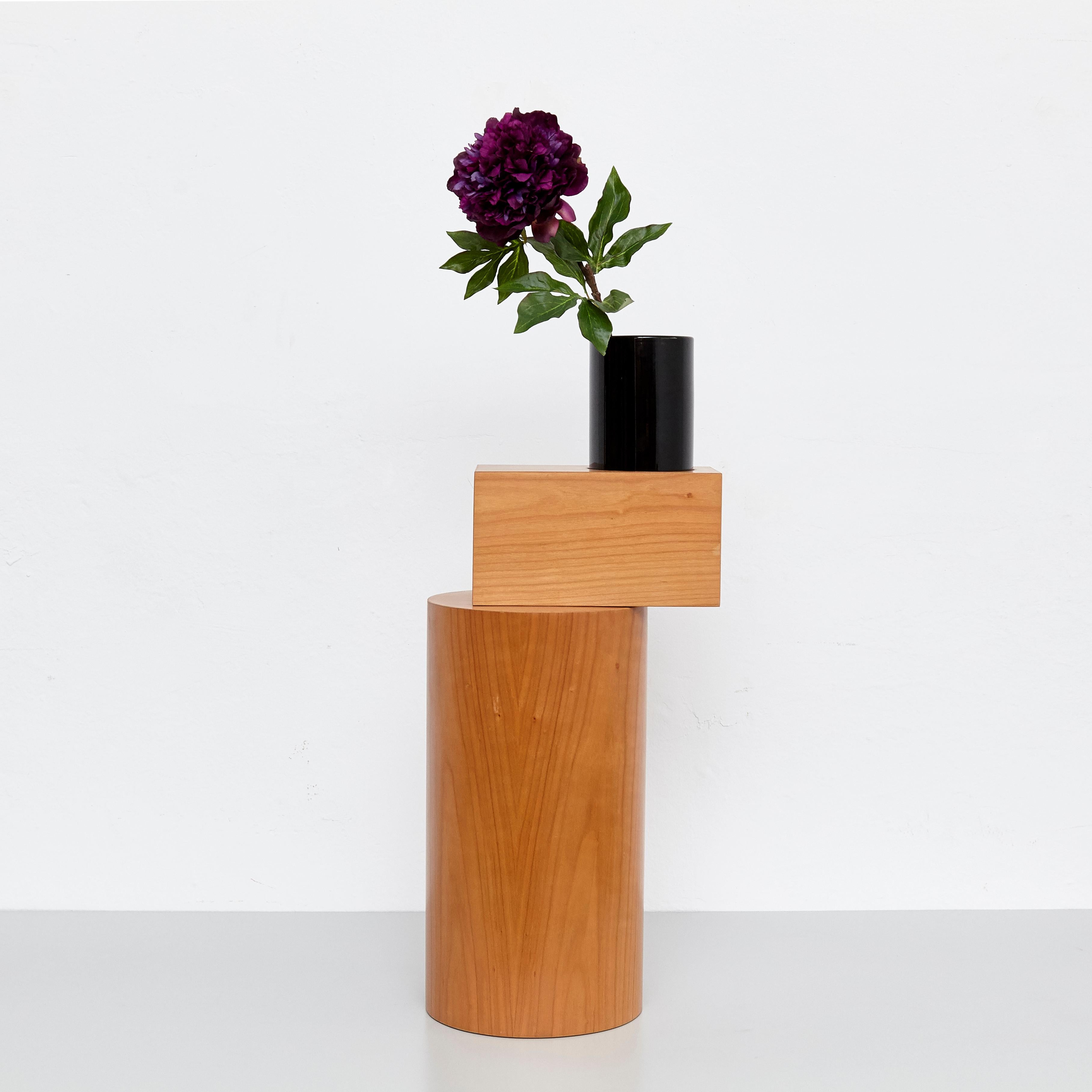 Late 20th Century Twenty-Seven Woods for a Chinese Artificial Flower Vase U by Ettore Sottsass