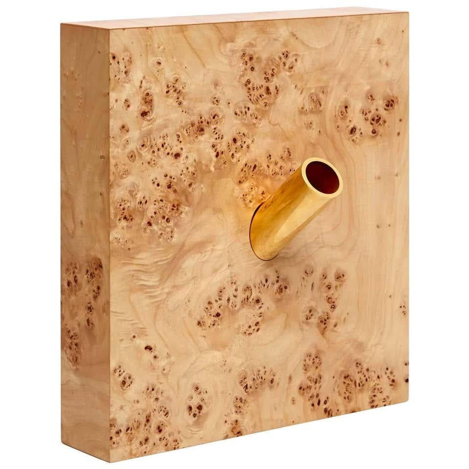 Modern Twenty-Seven Woods for a Chinese Artificial Flower Vase V by Ettore Sottsass For Sale