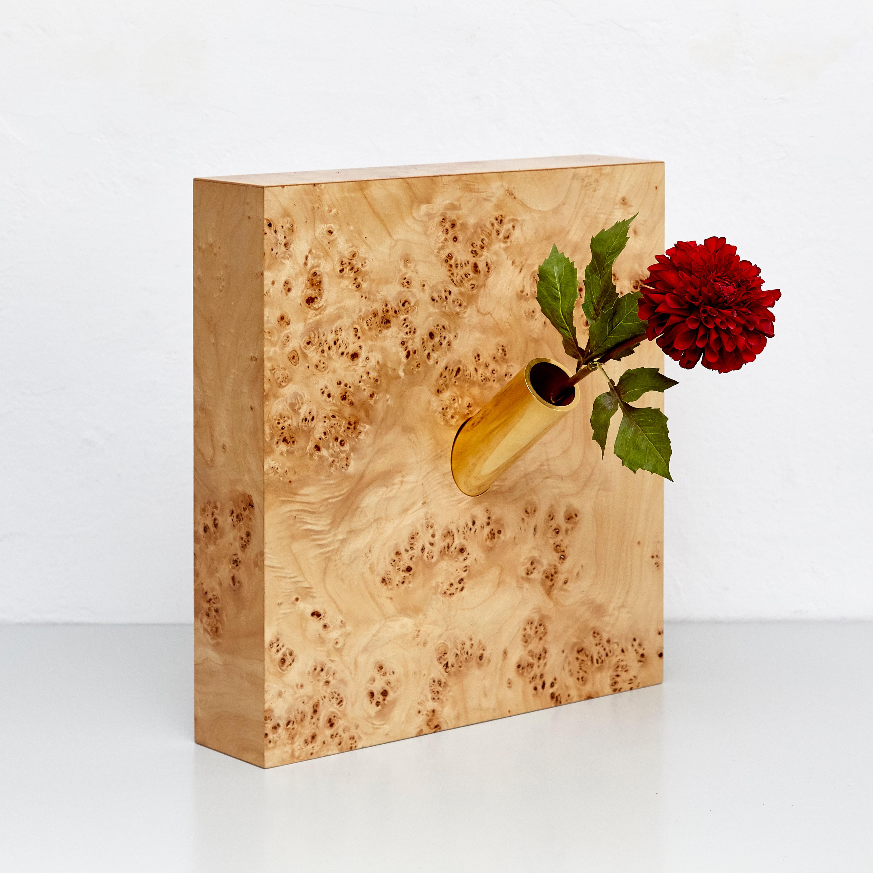 Late 20th Century Twenty-Seven Woods for a Chinese Artificial Flower Vase V by Ettore Sottsass