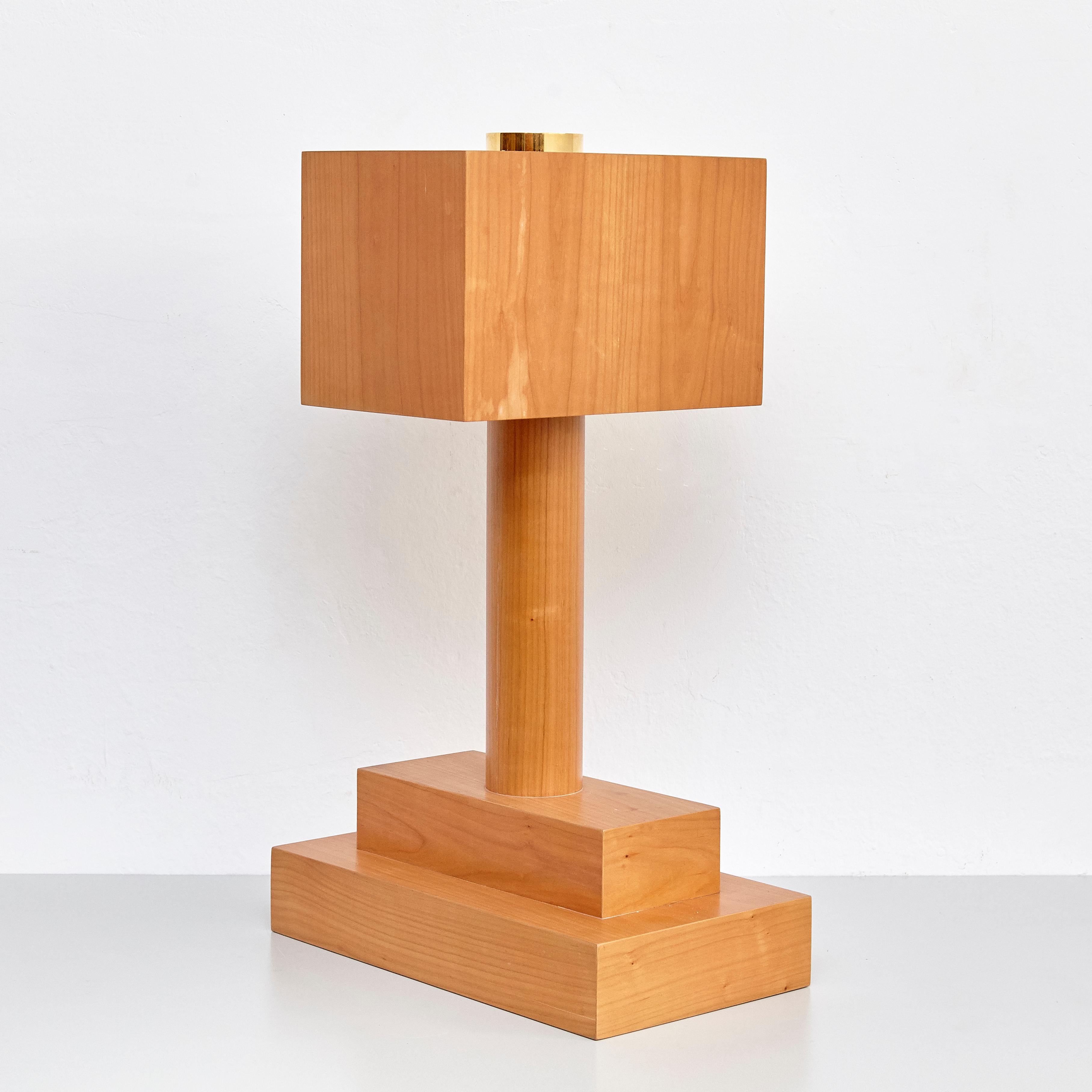Modern Twenty-Seven Woods for a Chinese Artificial Flowers, Vase F by Ettore Sottsass