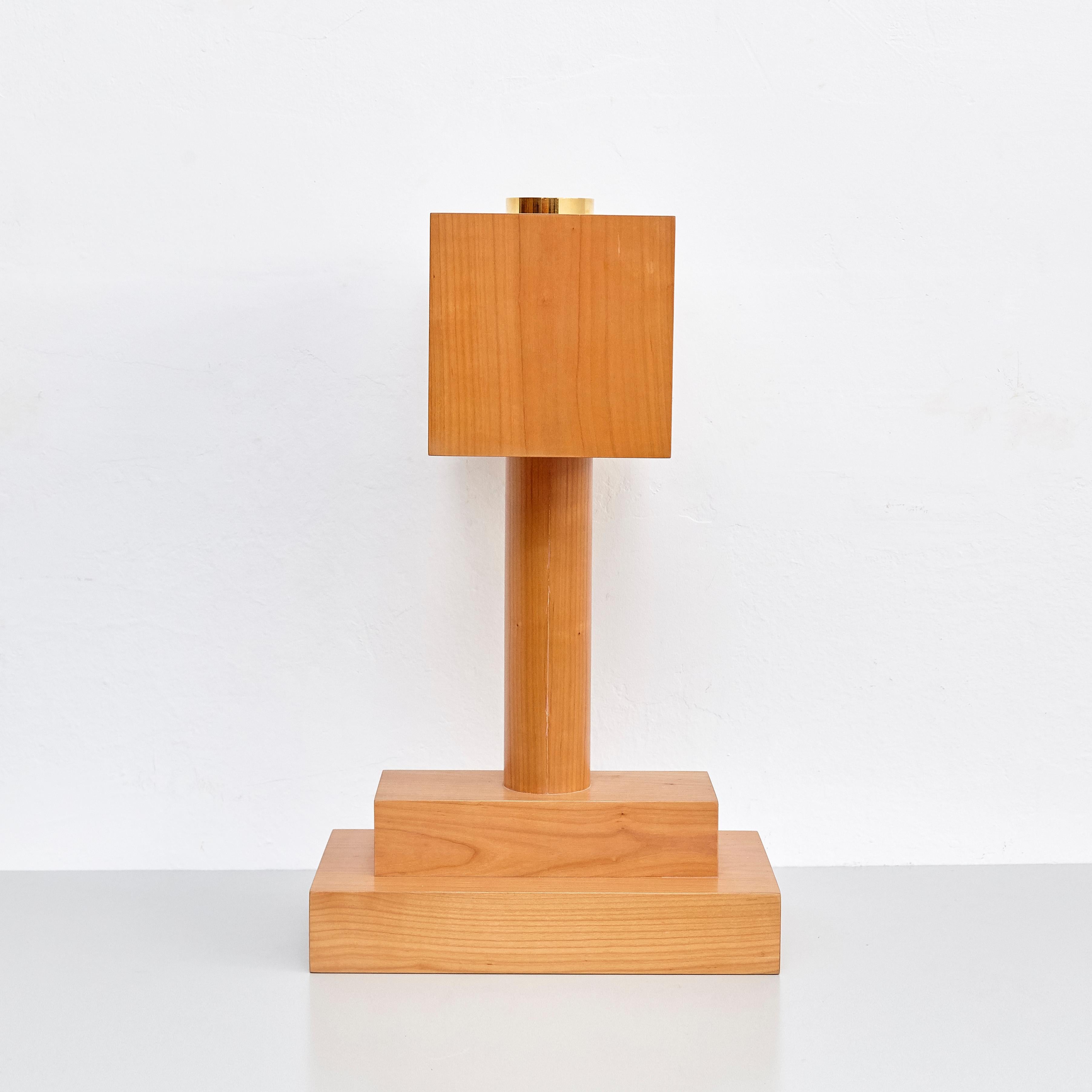 Italian Twenty-Seven Woods for a Chinese Artificial Flowers, Vase F by Ettore Sottsass