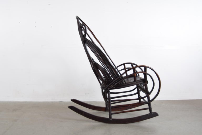 Twig Adirondack Rocking Chair For Sale 1