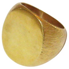 Twig Signet Ring in 18k Gold