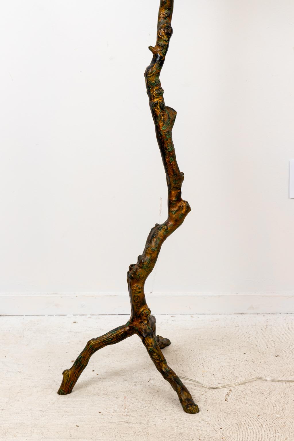 Faux Bois Twig Style Floor Lamp