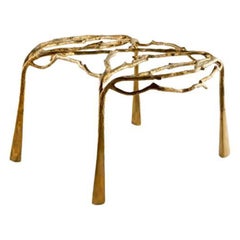 Twiggy Coffee Table – Contemporary Sculptural Brass by Misaya