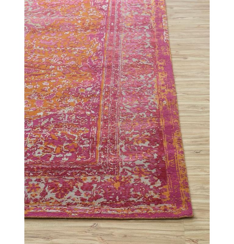 Modern Twilight Dreams Sunset & Oyster 300x420 cm Handknotted Rug For Sale