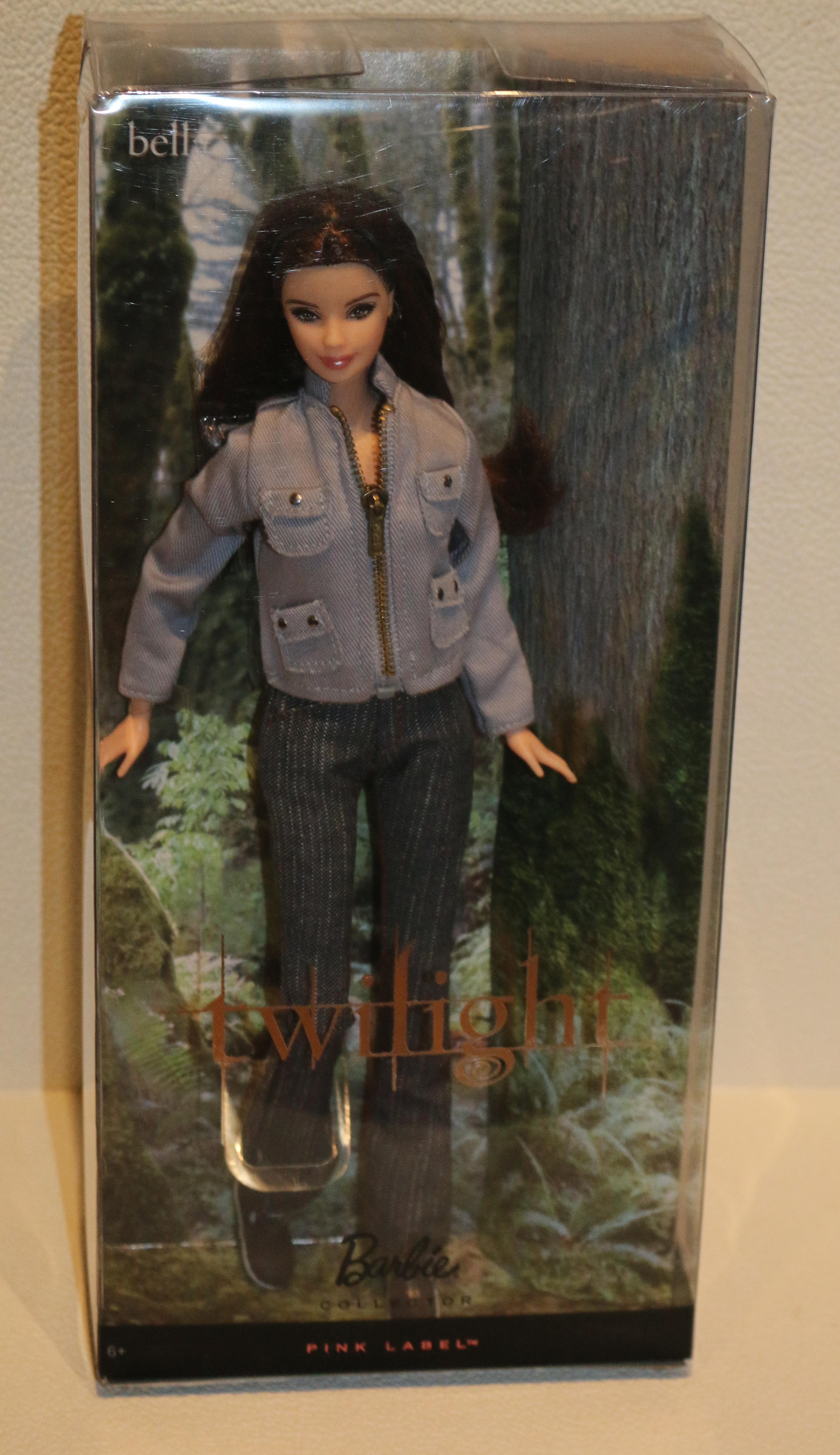 Twilight saga Barbie collection Bella doll pink label new in sealed box package. New: A brand-new, unused, unopened, undamaged item.