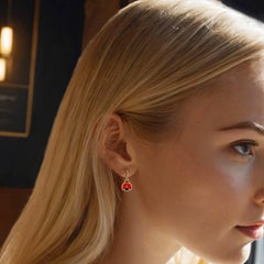 Twilight Diamond 14K (or 18k upon request) Yellow Gold Danglers Drop Earrings