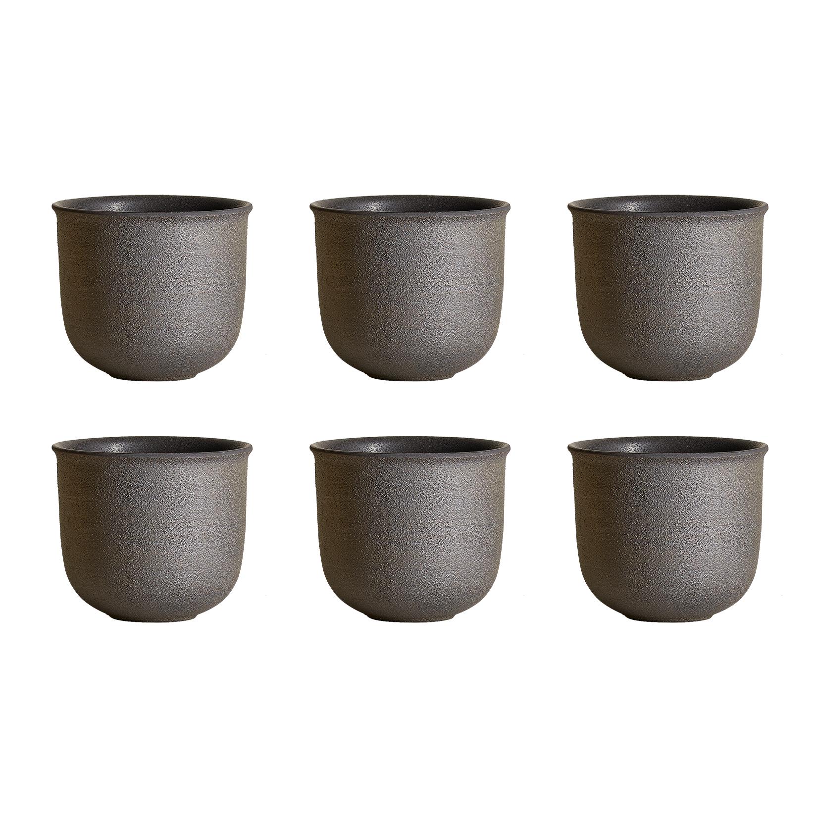 Twilight, Teacups, Set of 6, Slip Cast Ceramic, N/O Service Collection For Sale
