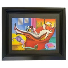 "Twilight Zink" Signed Limited Edition Giclee by Mark Kostabi