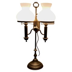 Twin Adjustable Height Electrified Oil Table Lamp (lampe de table à huile électrifiée)    