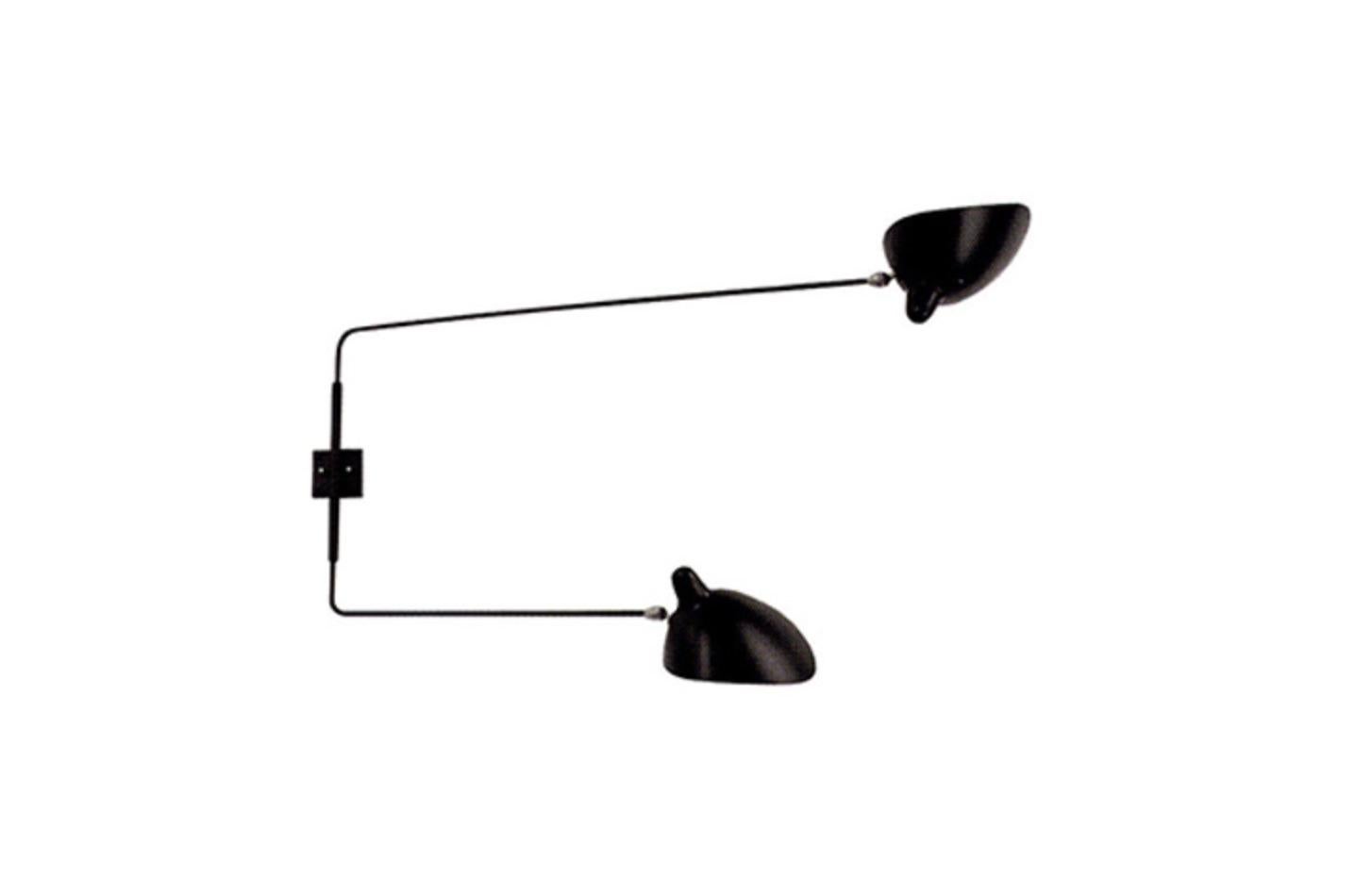 Modern Serge Mouille Twin-Arm Appliques/Wall Lights, circa 1953 For Sale