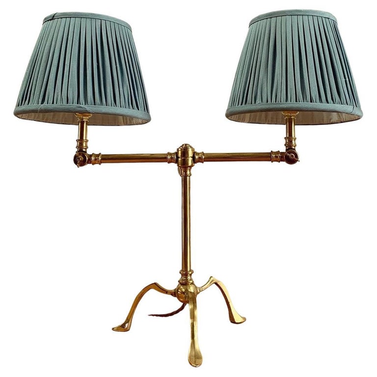 Bespoke Twin Arm Reading Lamp For Sale at 1stDibs