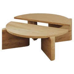 Juego de 2 mesas de centro gemelas de madera lacada brillante by Hermhaus