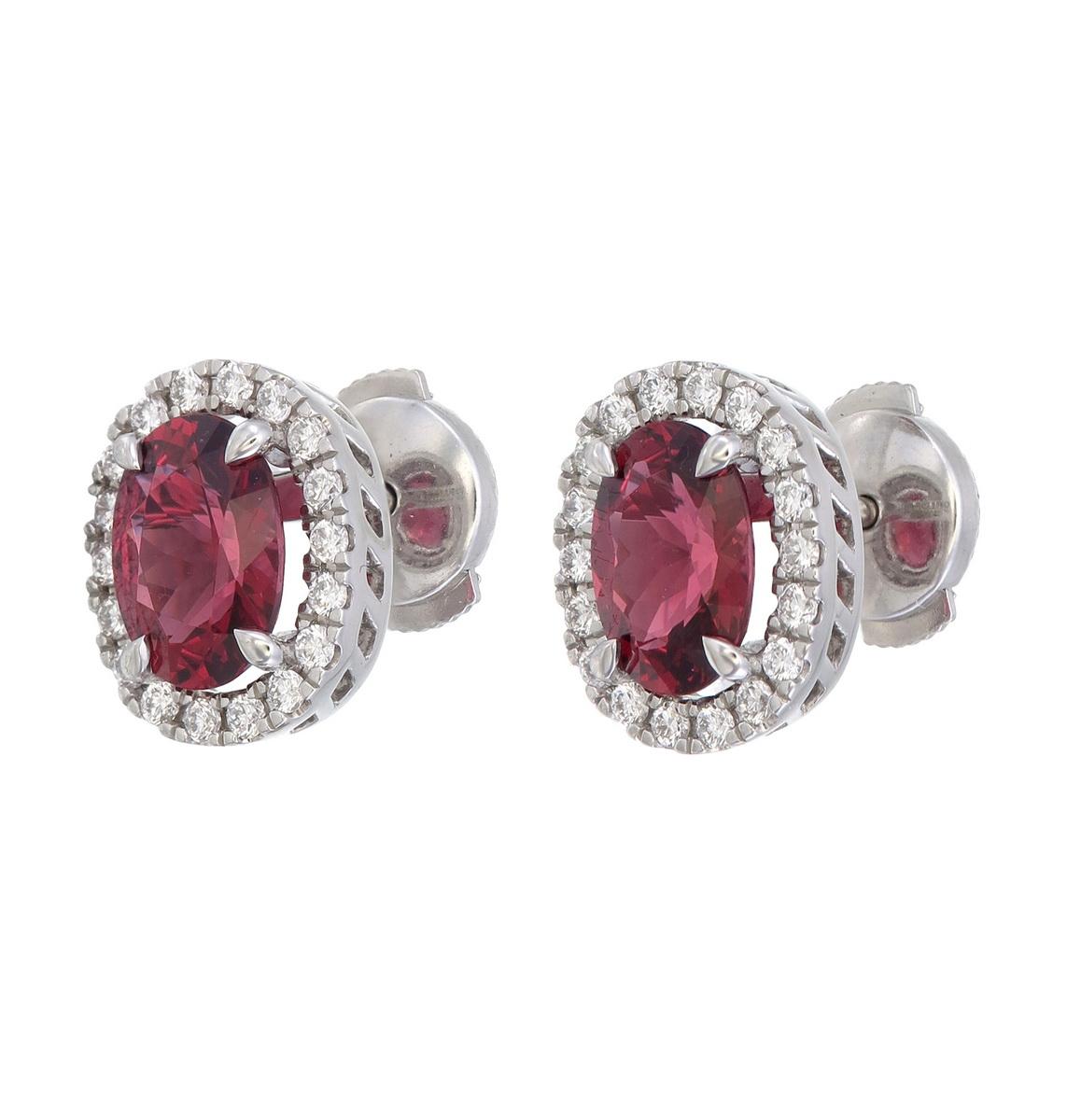 Orloff of Denmark;

Sharing an incredible brillance and color, this pair of Red Spinels, parred with lustrous VS1, G-H Diamonds make an incredible pair of earrings teeming with confidence and strength.

;We here at Orloff of Denmark are more than