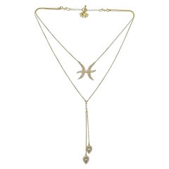 Collana zodiacale staccabile 3-in-1 Twin Elegance Pisces