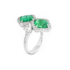 Twin Emerald Ring