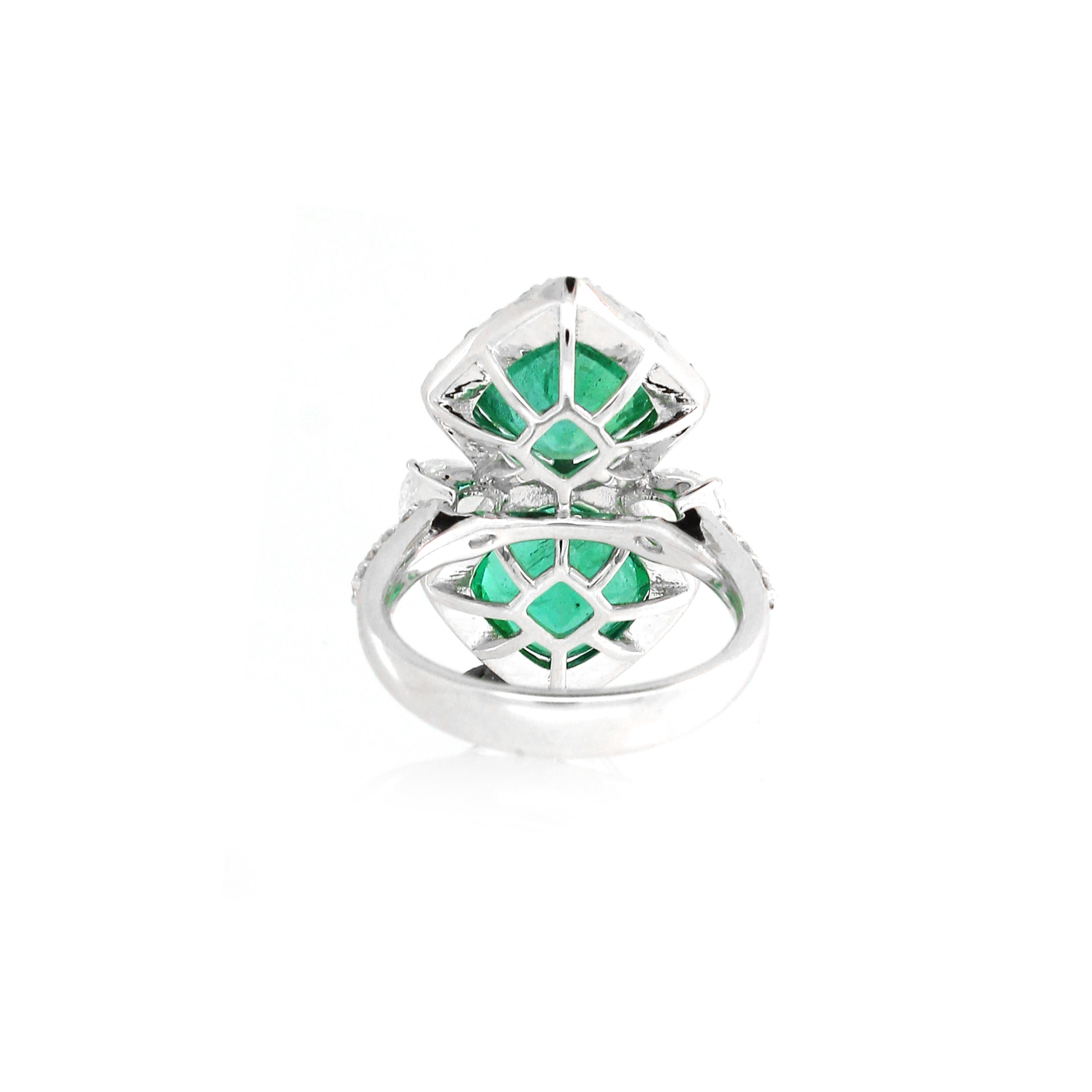 Twin Emerald Ring - image 3