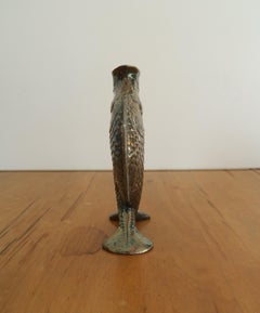 Twin Fish 'Pisces' Silver Vase by French Manufacturer Christofle