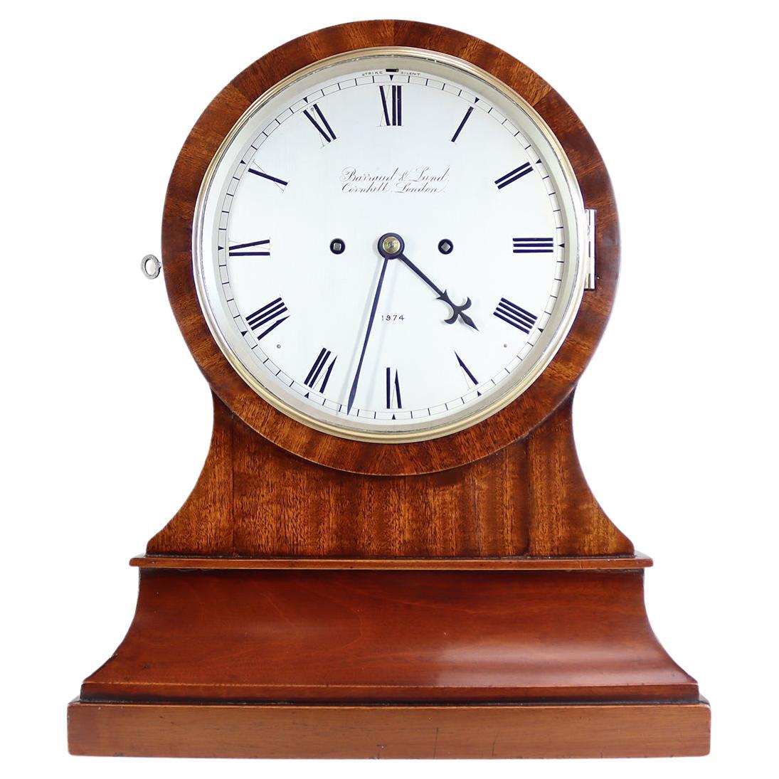 Twin Fusee Bracket Clock By Barraud And Lund For Sale