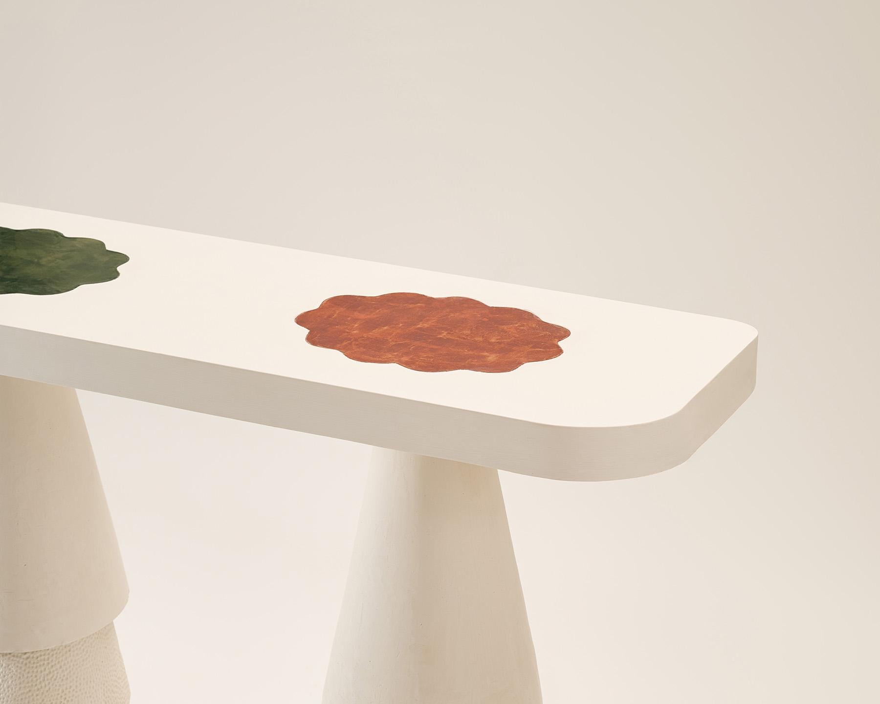 Twin No. 1 Console Table in Jesmonite by Perler For Sale at 1stDibs
