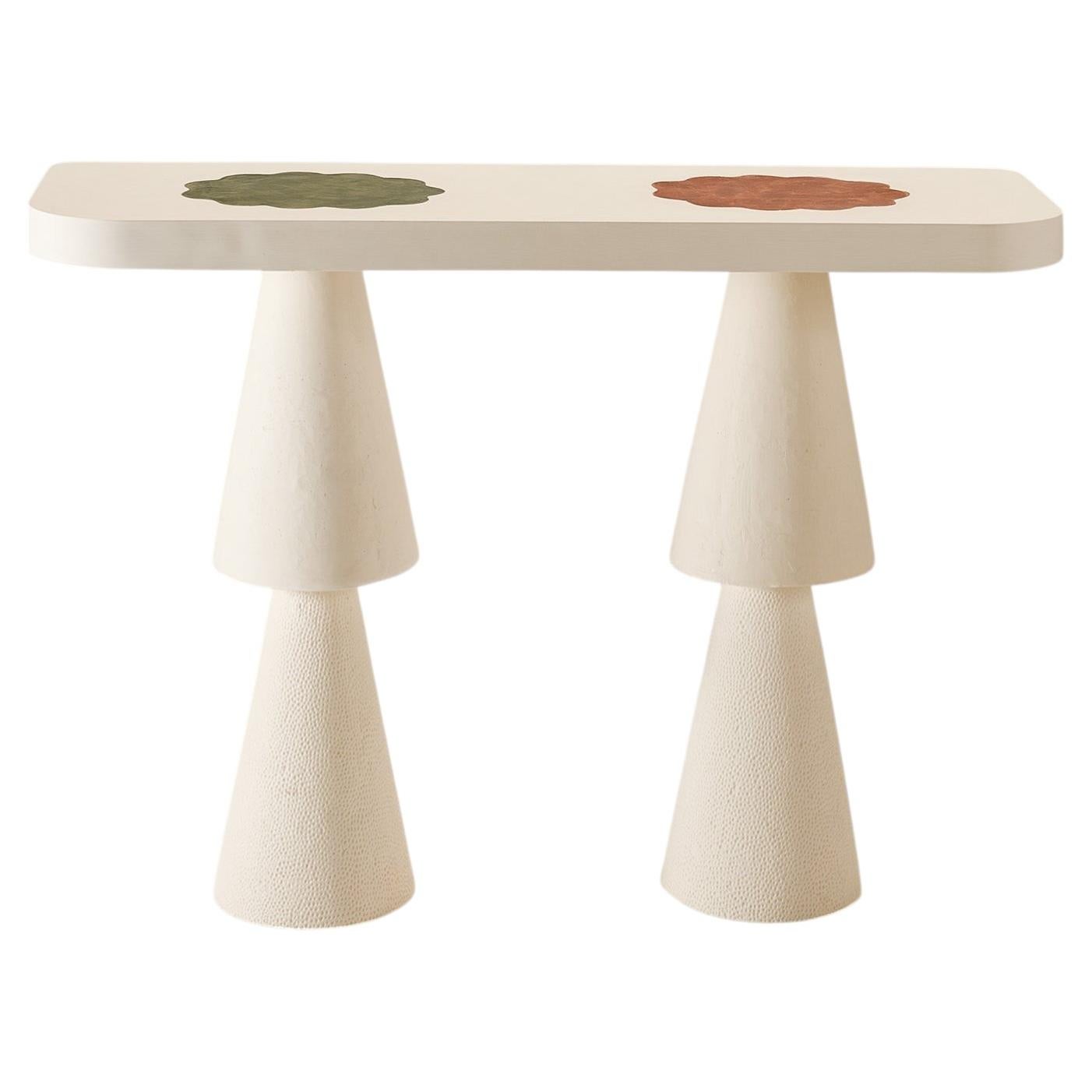 Twin No. 1 Console Table in Jesmonite by Perler