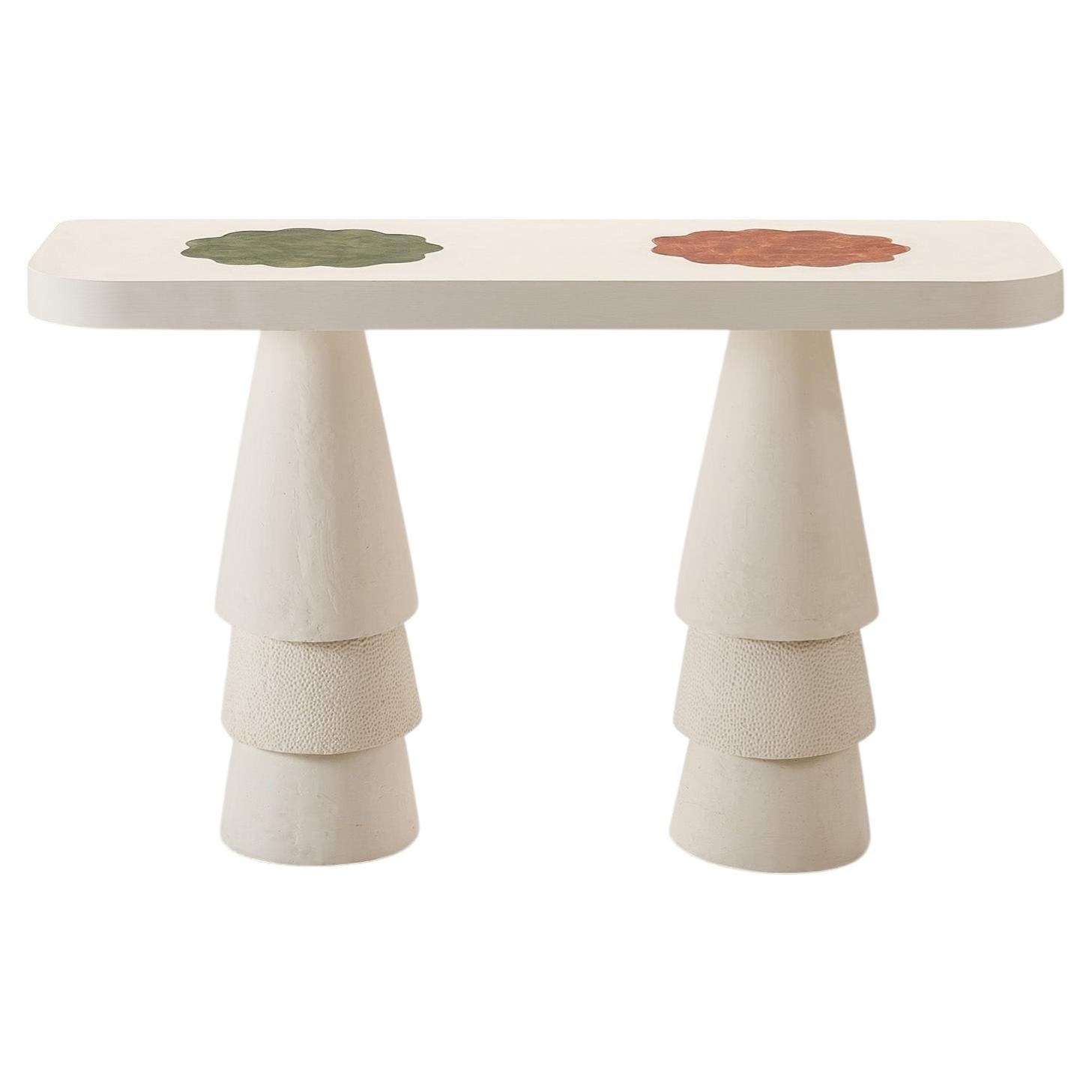 Twin No. 2 Console Table in Jesmonite by Perler