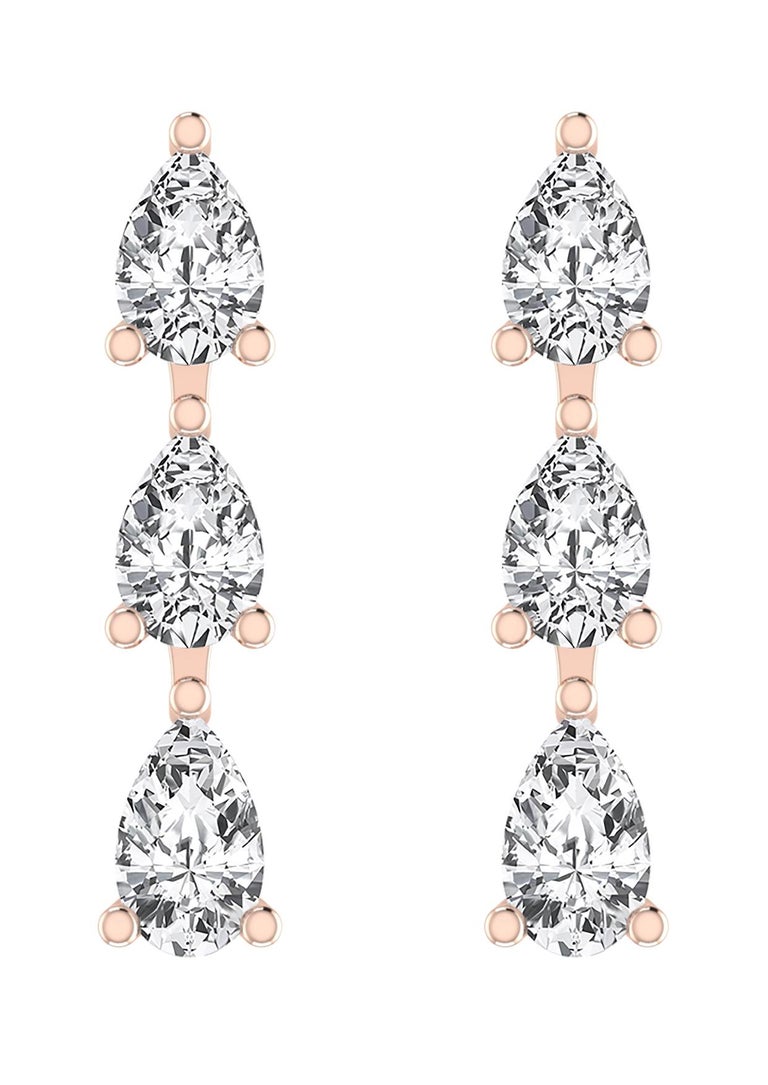 YAZILIND Geometric Sequin Drop Earrings – Gemstone Dangle Ear Jewelry For Women, Gift For Her, Party & Everyday Wear