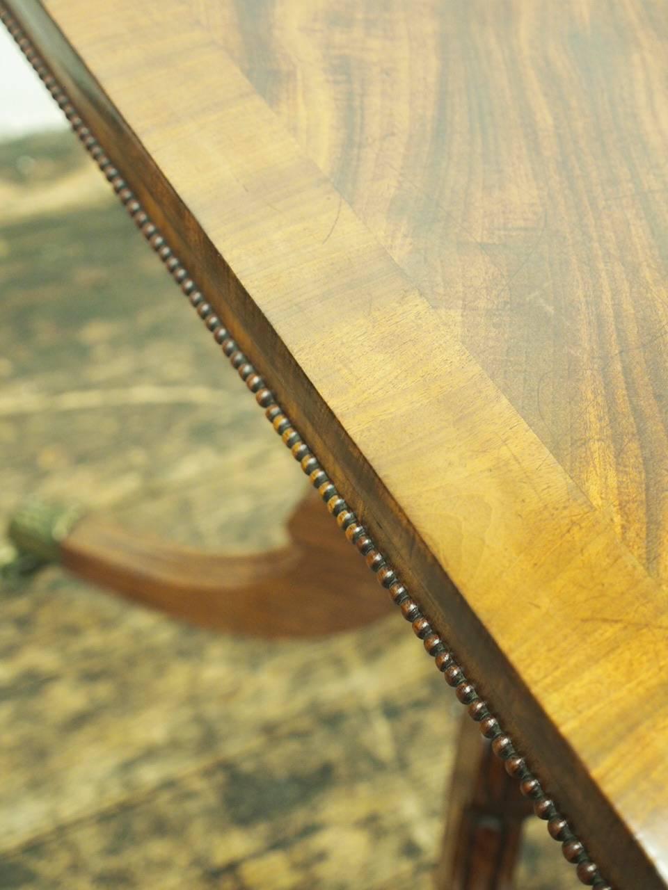 Twin Pillar Dining Table Attributed to William Trotter, circa 1815 For Sale 2