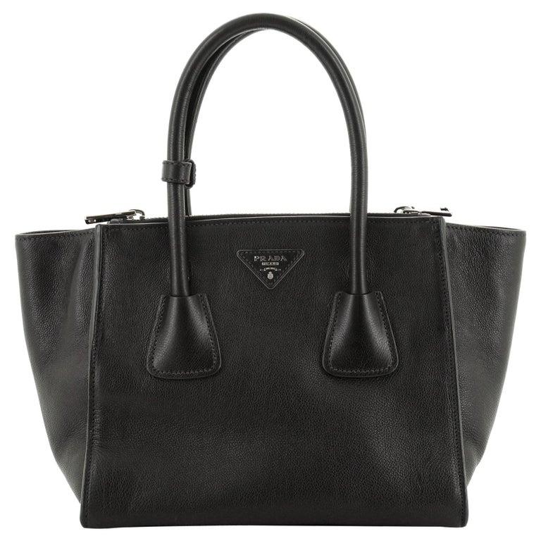 Twin Pocket Tote Glace Calf Small For Sale