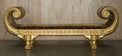 TWIN SERPANT GOLD GUILT EXTRA LARGE PAVILLION DAYBED WiNDOW SEAT