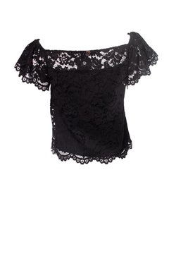 Twin Set, Black lace top