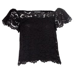 Twin Set, Black lace top