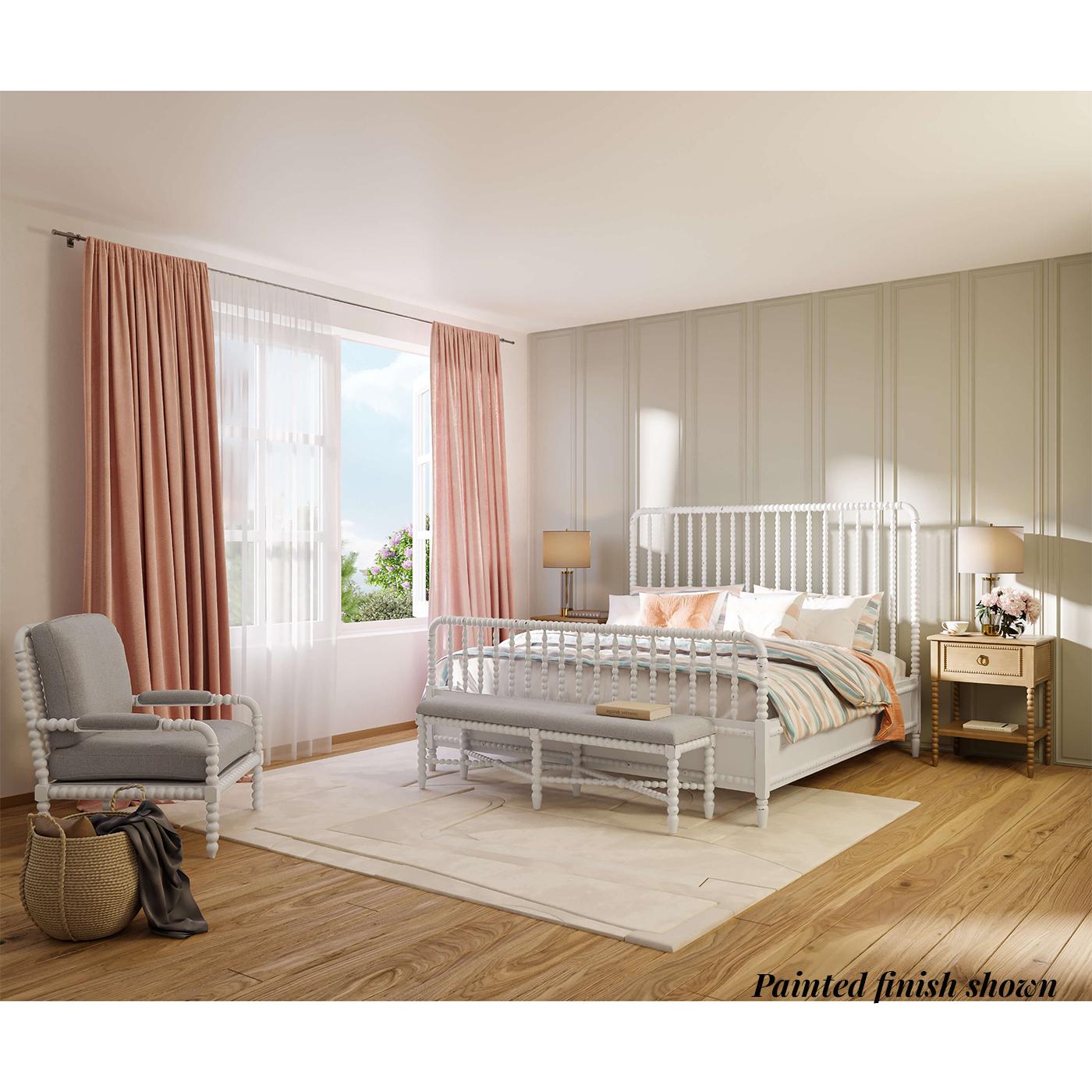 Wood Twin Size Spindle Bed Frame For Sale