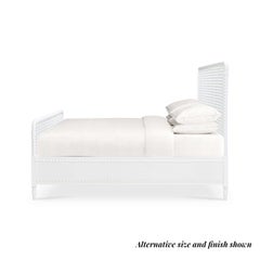 Twin Size White Spindle Bed Frame