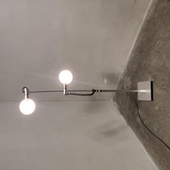 Twin spotlight floor lamp by Ronald Holmes Conelight limited, 1970s