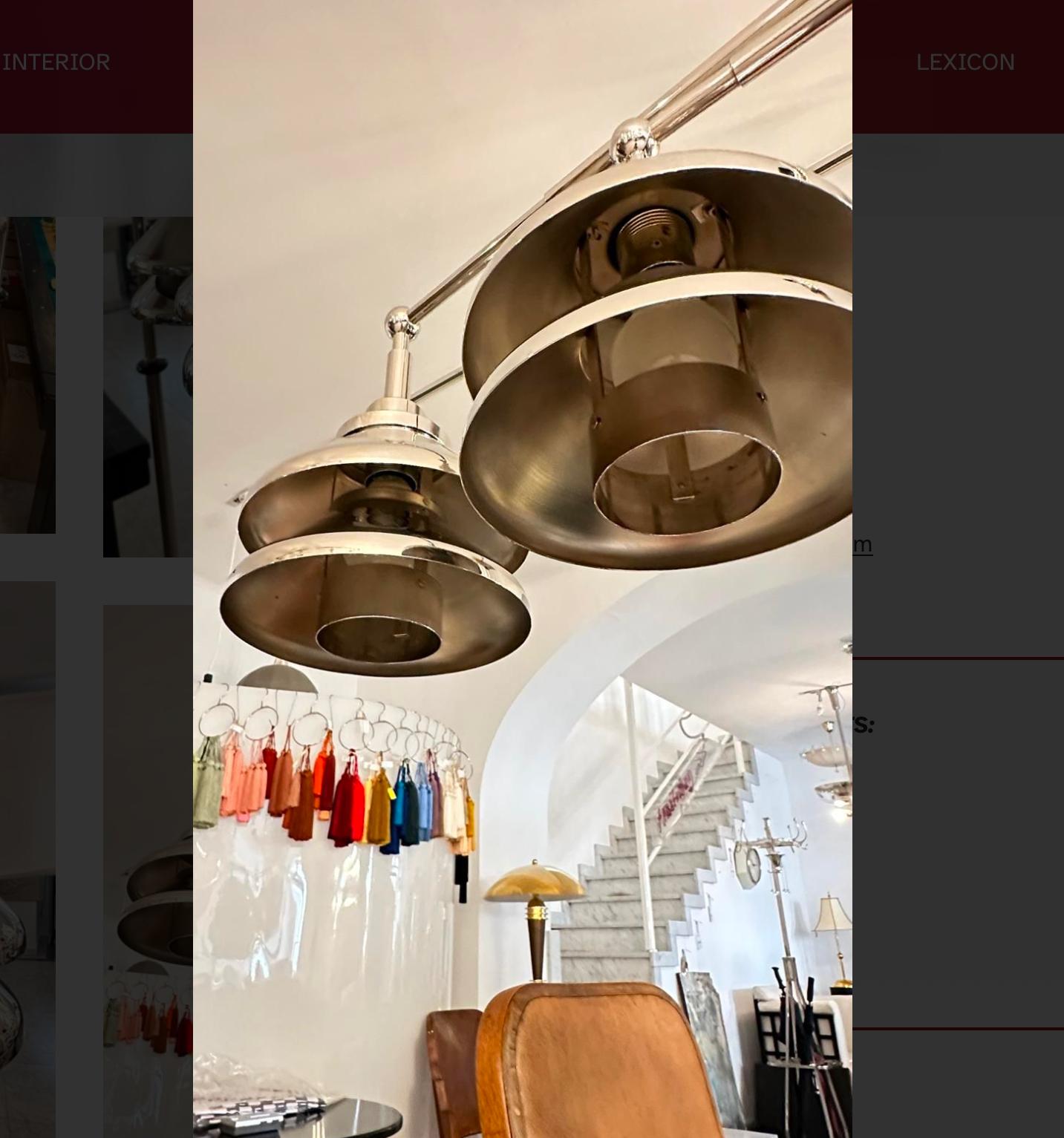 Brass „Twin“ Swiveling Floor Lamp, developed and built in 1974 - New by Woka For Sale