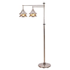 "Twin Swiveling Floor Lamp", entwickelt und gebaut 1974 - New by Woka